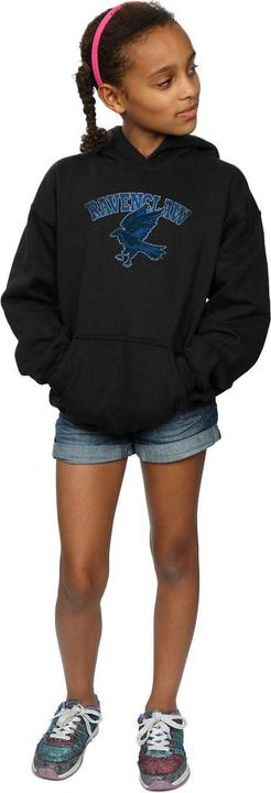 Actual product image Girls Ravenclaw Sport Emblem Hoodie (140, 146)