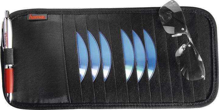 Produktbild Hama Sonnenblendentasche 12 CD, Schwarz