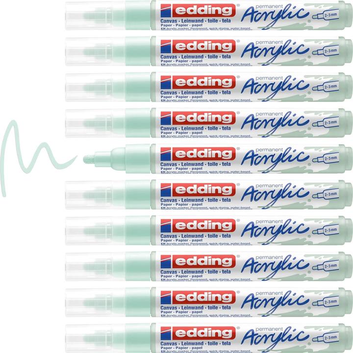 Immagine prodotto Edding Marcatore acrilico 5100 Medio (Menta pastosa, 3 mm, 1 x)