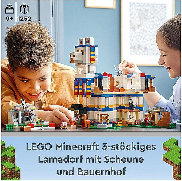 Actual product image LEGO The llama village (21188, LEGO Minecraft)