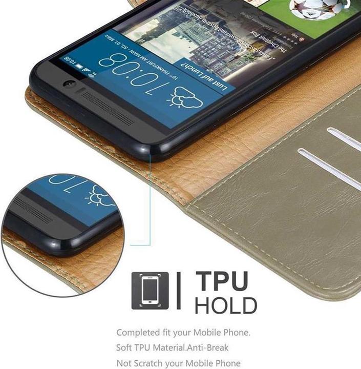 Actual product image Cadorabo Book Luxury Cover (HTC One M9)