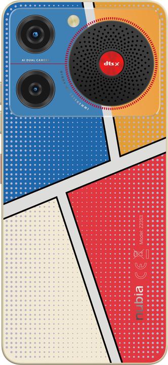 Produktbild Nubia Mobile Phone Music / 4GB / 128GB / (128 GB, Pop Art, 6.60", Dual SIM, 50 Mpx, 4G)