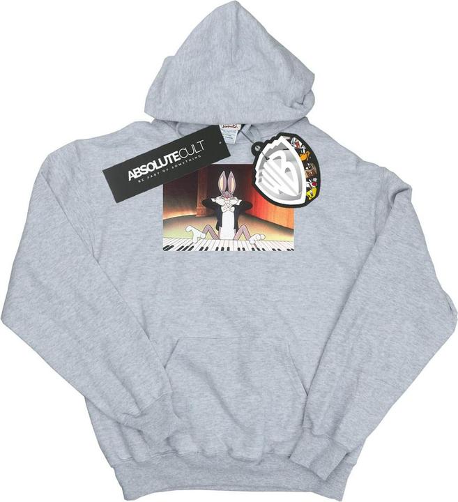 Image du produit Looney Tunes - Sweat à capuche BUGS BUNNY PLAYING PIANO - Homme (XXL)