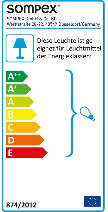Energie-Label Villeroy & Boch Toulouse (E27)