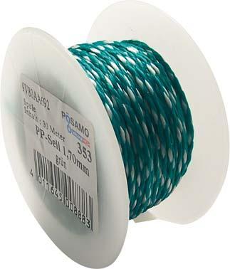 Actual product image Magni PP mason's twine red/white 2.0mmx100m on spool (100 m)