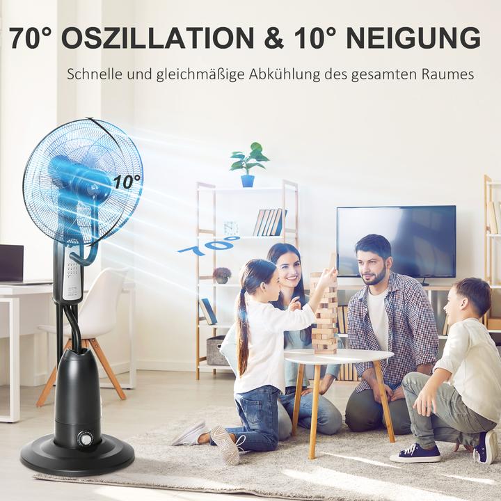 Produktbild Homcom Standventilator mit Wasserzerstäuber