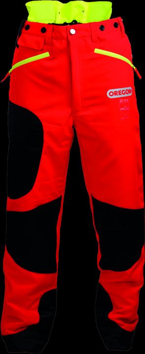 Oregon Schnittschutzhose Waipoua, gelb/rot, Gr. XXL (XXL)