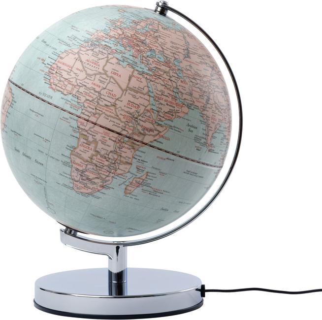 Immagine prodotto emform Globo illuminato Terra azzurro/argento (25 cm)