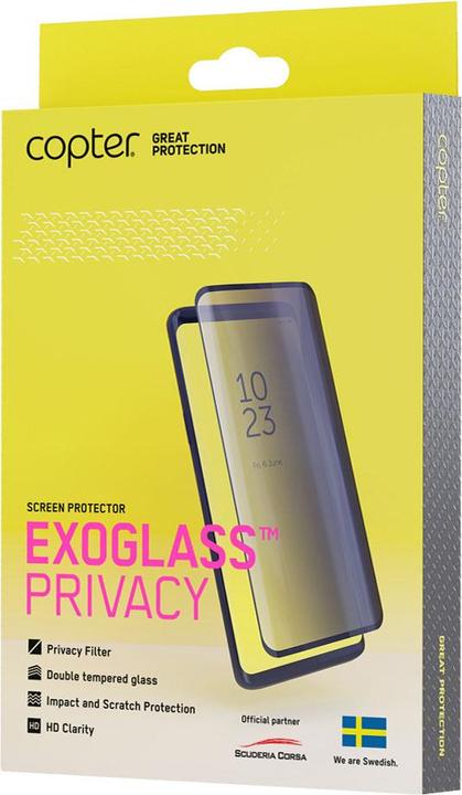 Actual product image Copter IPhone XR and iPhone 11 Privacy Glass Curved screen protector by (Apple iPhone XR, Apple iPhone 11)