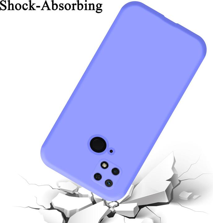 Actual product image Cadorabo TPU Liquid Silicone Case Cover for Xiaomi RedMi 10C / POCO C40 (Xiaomi Poco C40, Xiaomi Redmi 10C)