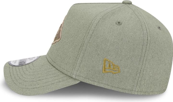 Produktbild New Era A-Frame Trucker Leinen Cap - Kansas City Chiefs oliv (One Size)