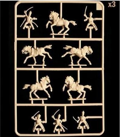 Actual product image 1:72 Napoleonic Wars-French Light Cavalry.