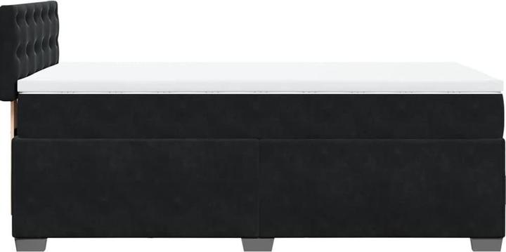 Image du produit VidaXL Bo x lit de saut avec matelas 90 x 190 cm velours (90 x 190 cm, 90 x 190 cm)