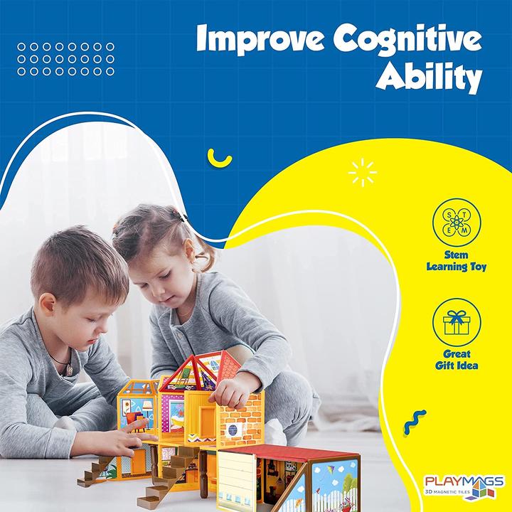 Actual product image Playmags Magnetisches Spielhaus