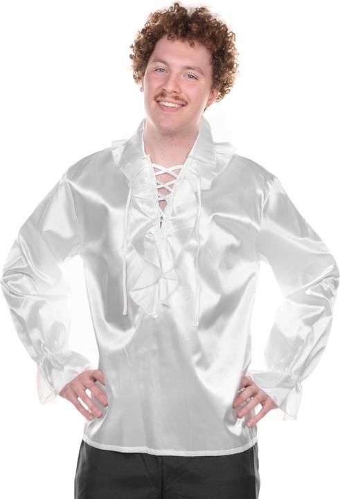 Actual product image Metamorph Satinhemd mit Rüschen weiss (46, 47, 48)