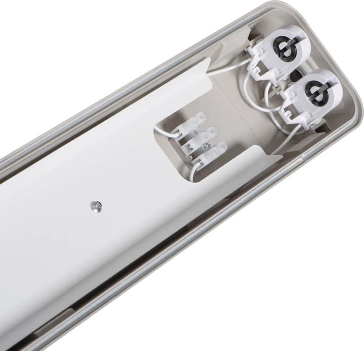 Actual product image Kanlux Damp-proof diffuser light DICHT 4LED PI G13 Grey 2x IP65 31322 (G13)