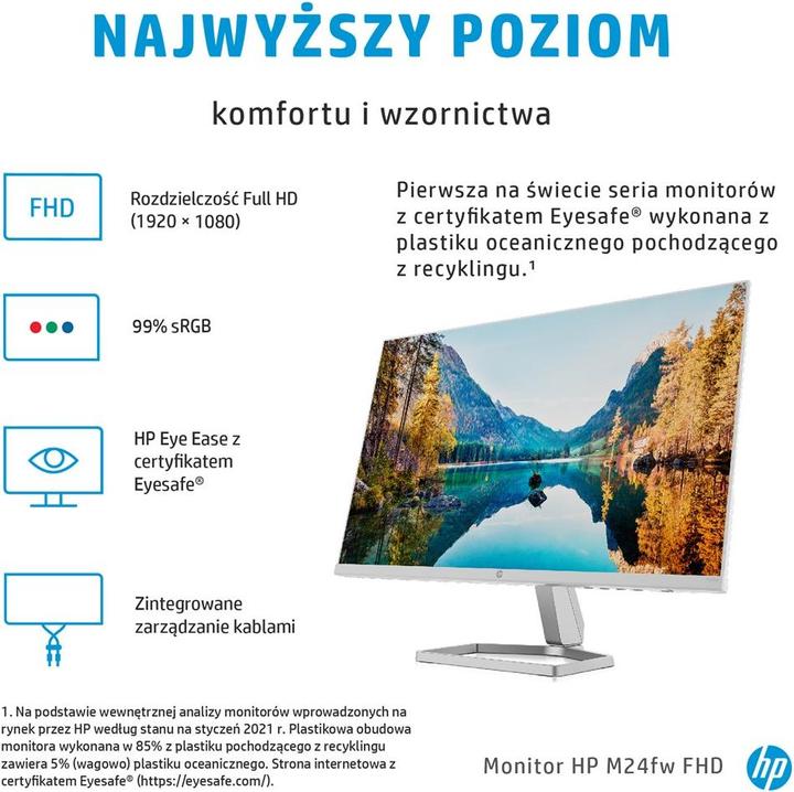 Produktbild HP M24fw (1920 x 1080 Pixel, 23.80")