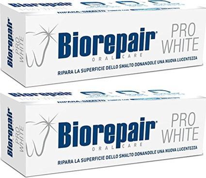 Immagine prodotto Biorepair Dentifricio sbiancante Pro White con microRepair 2,5 fl.oz 75ml (75 ml)