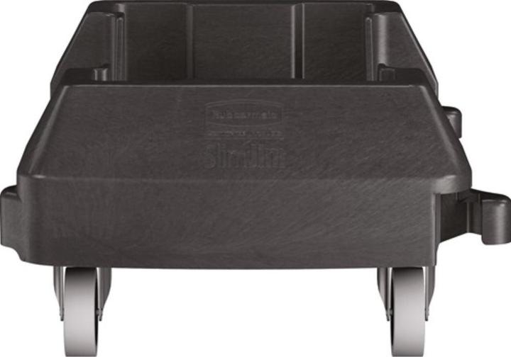 Immagine prodotto Rubbermaid Carrello con 4 ruote piroettanti Raccoglitore di rifiuti 60 l nero (60 l)
