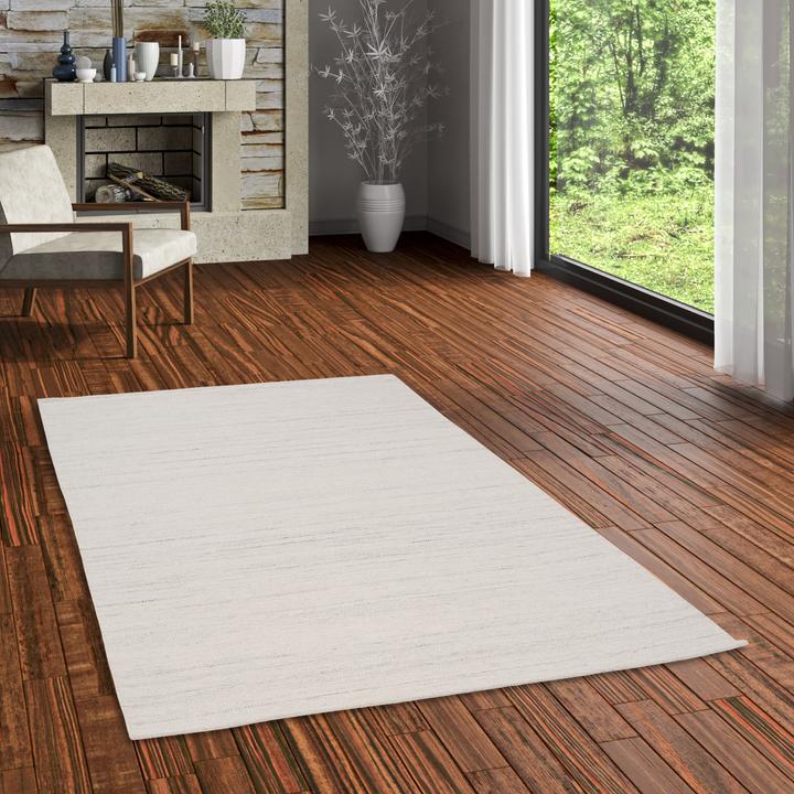 Image du produit Pergamon Tapis en laine Kilim Naturel Woolly (200x200 cm)