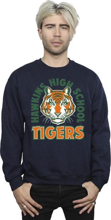 Immagine prodotto Netflix Stranger Things Hawkins Arch Tiger Felpa Uomo (XL)