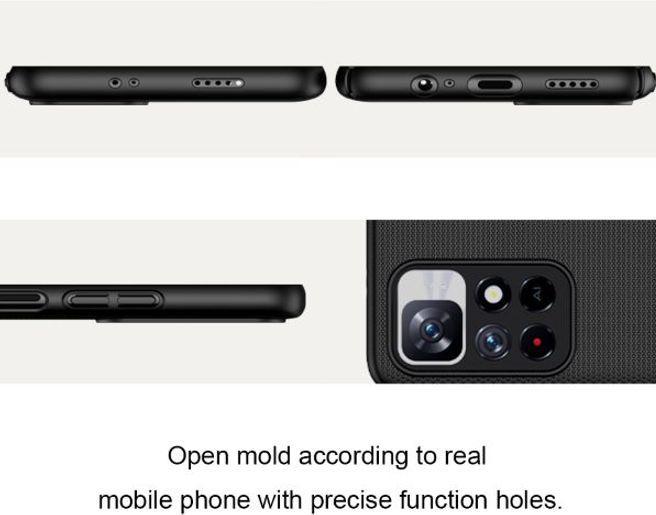 Actual product image Nillkin Super Frosted Shield Series (Xiaomi Redmi Note 11S 5G, Xiaomi Poco M4 Pro 5G, Xiaomi Redmi Note 11T 5G)