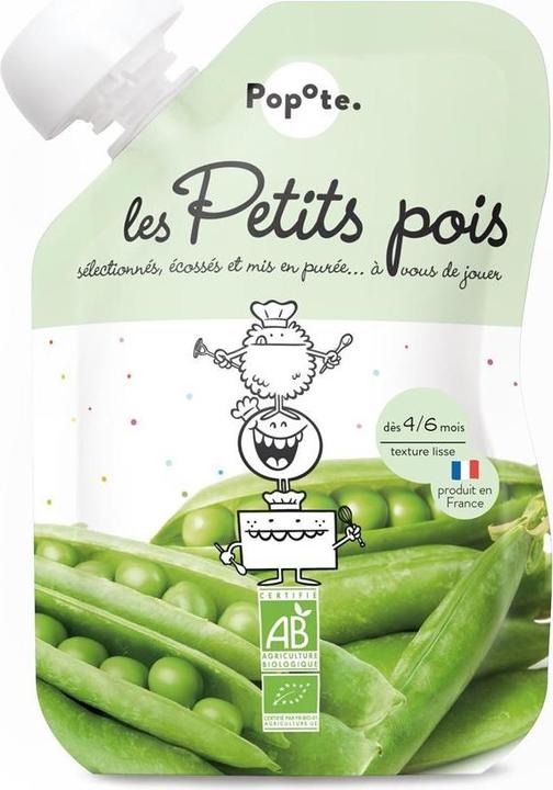 Popote Quetschie Erbse BIO (120 g)