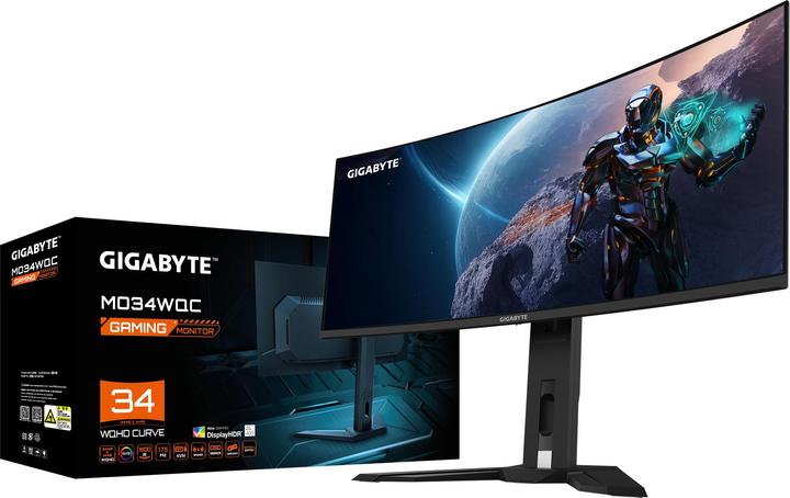Produktbild Gigabyte MO34WQC (3440 x 1440 Pixel, 34")