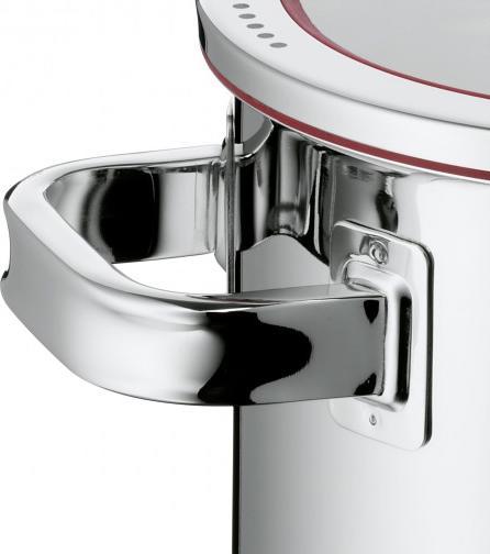Produktbild WMF Kochtopf Bratentopf Induktion 20cm Glasdeckel 2,5l Function4 Edelstahl (20 cm, Bräter + Schmortopf, Edelstahl)
