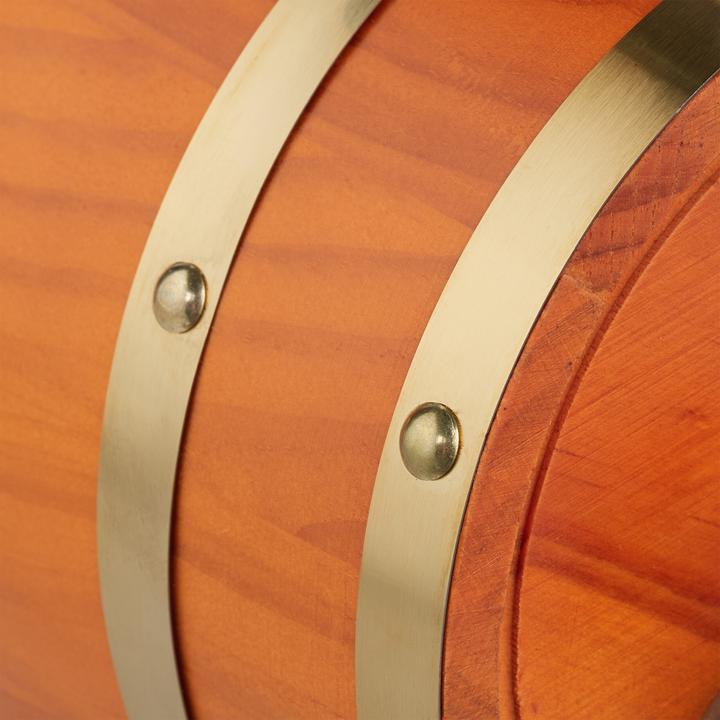 Actual product image Relaxdays Wooden barrel