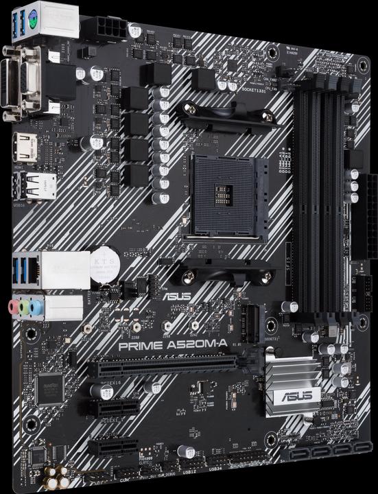 Immagine prodotto ASUS PRIME A520M-A II/CSM (AM4, AMD A520, mATX)