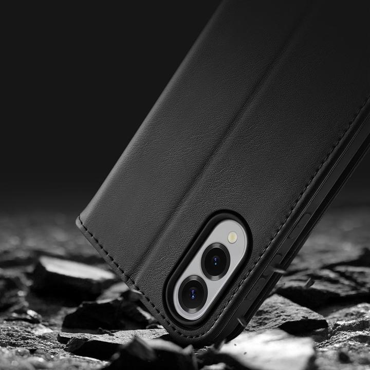 Actual product image Dux Ducis Samsung Galaxy S25 Edge Cover with Wallet - Black (Samsung Galaxy S25 Edge)
