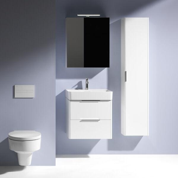 Actual product image Laufen VAL washbasin, undermount, 1 tap hole, with overflow, 600x420mm, H810283 (640 mm, 518 mm)
