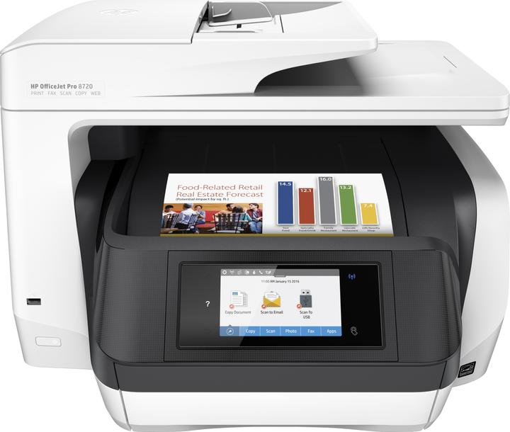 Image du produit HP OfficeJet Pro 8720 (Encre, Couleur)