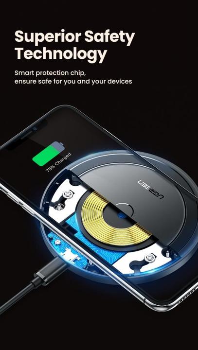 Actual product image Ugreen Wireless Charging Pad (10 W)