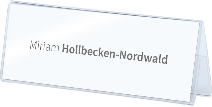 Produktbild Deflecto Tischnamenschilder