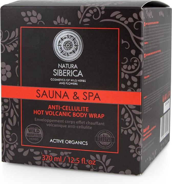 Natura Siberica Sauna y Spa Enveloppe corporelle Anti-Celulitico Hot Volcanic 370ml (370 ml)