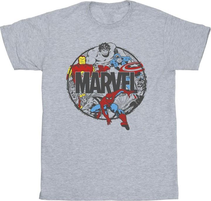 Actual product image Boys Comics Character Circle T-Shirt (128)