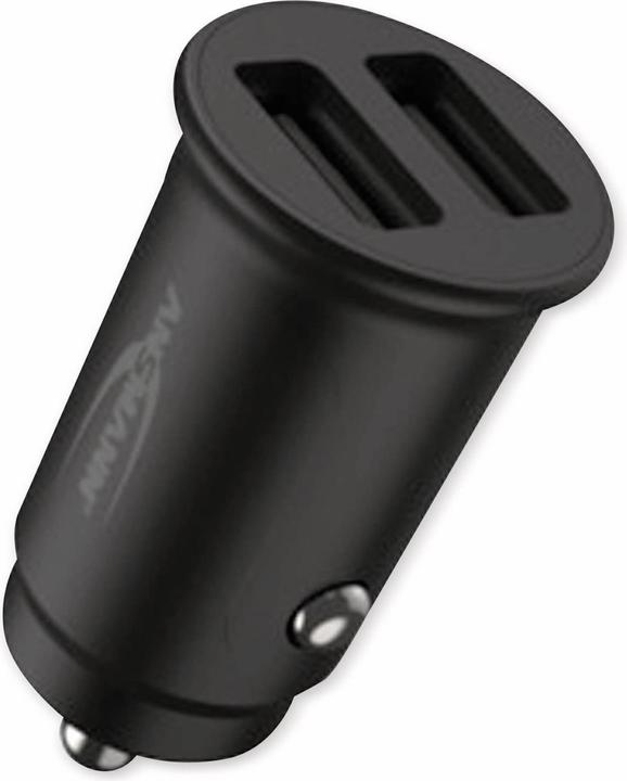 Produktbild Ansmann Ladegerät InCar Charger 12-24V DC/1000mA/12W/KFZ/2xUSB/5V bl