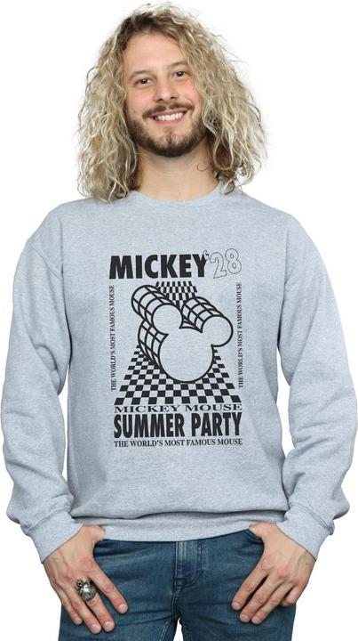 Actual product image Disney Mens Mickey Mouse Summer Party Sweatshirt (XXL)