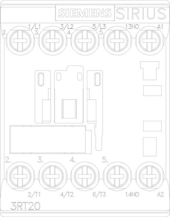 Produktbild Siemens Schütz 3kW 230Vac Größe 00