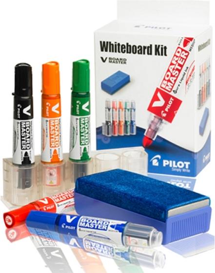 Actual product image Pilot Whiteboard marker BG V-Board 12 pieces (Multicoloured, 2.30 mm, 5 x)