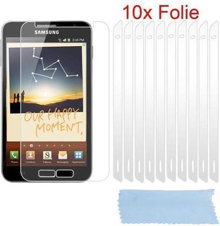 Actual product image Cadorabo 10x protective film (1 Piece, Samsung Galaxy Note 2)
