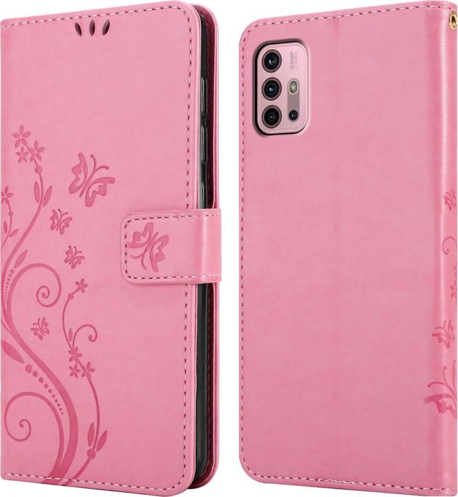 Image du produit Cadorabo Pochette Flower Book (Motorola Moto G30, Motorola Moto G10)