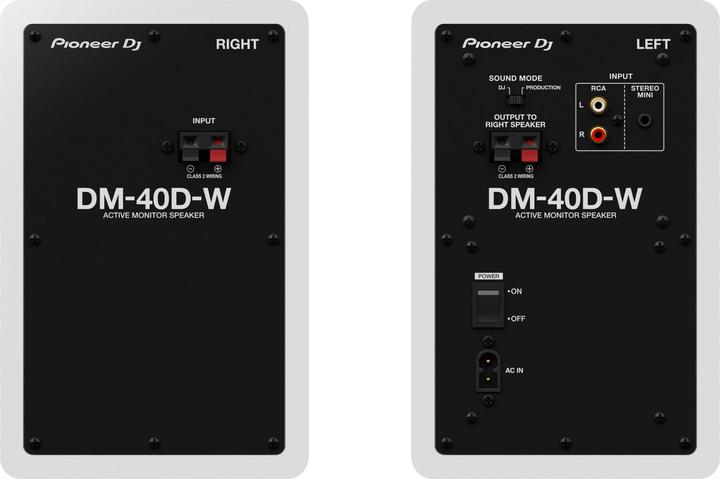 Actual product image Pioneer DJ DM-40D (Active, Pair, 2x 25 W)