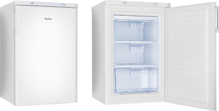 Produktbild Amica Gefrierschrank GS 321 100 W BxHxT 57 x 88.5 x 60 cm (Freistehend, 80 l)