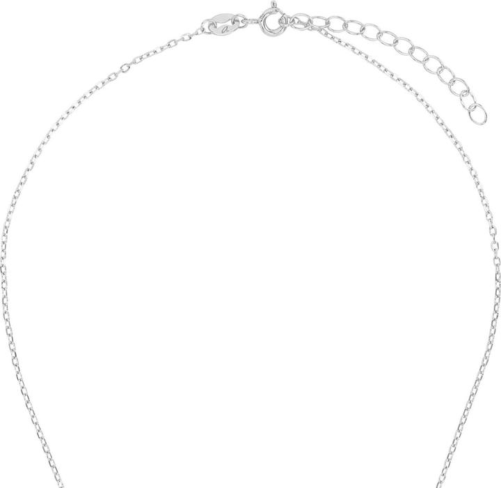 Produktbild Amor Halsschmuck für Damen, 925 Sterling Silber, synt. Nano, Muschelkernperle | Herz (Silber 925)