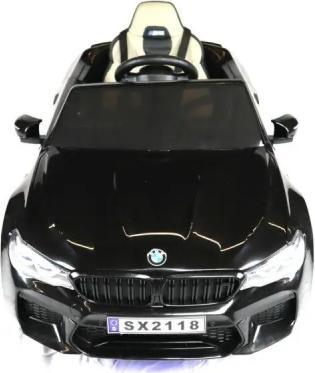 Image du produit Es-toys Voiture électrique pour enfants "BMW M5" - avec licence - batterie 24V, MP3, siège en cuir + EVA - (24 V)