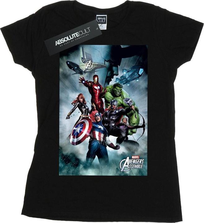 Immagine prodotto Avengers Team Montage Maglietta Donna (XXL)