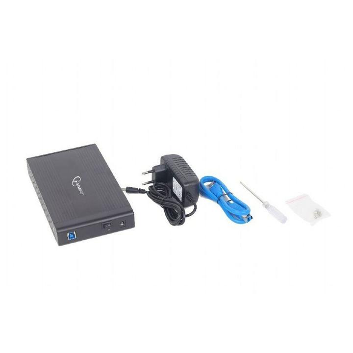 Actual product image Gembird EE3-U3S-3 Storage Drive Enclosure HDD Enclosure 3.5 Inch (3.5")